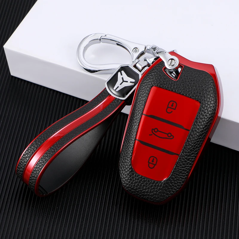 Auto Keychain Car Smart Key Case Cover For Peugeot 308 3008 508 5008 408 4008 208 301 407 For Citroen C4 C6 C3-XR Picasso DS