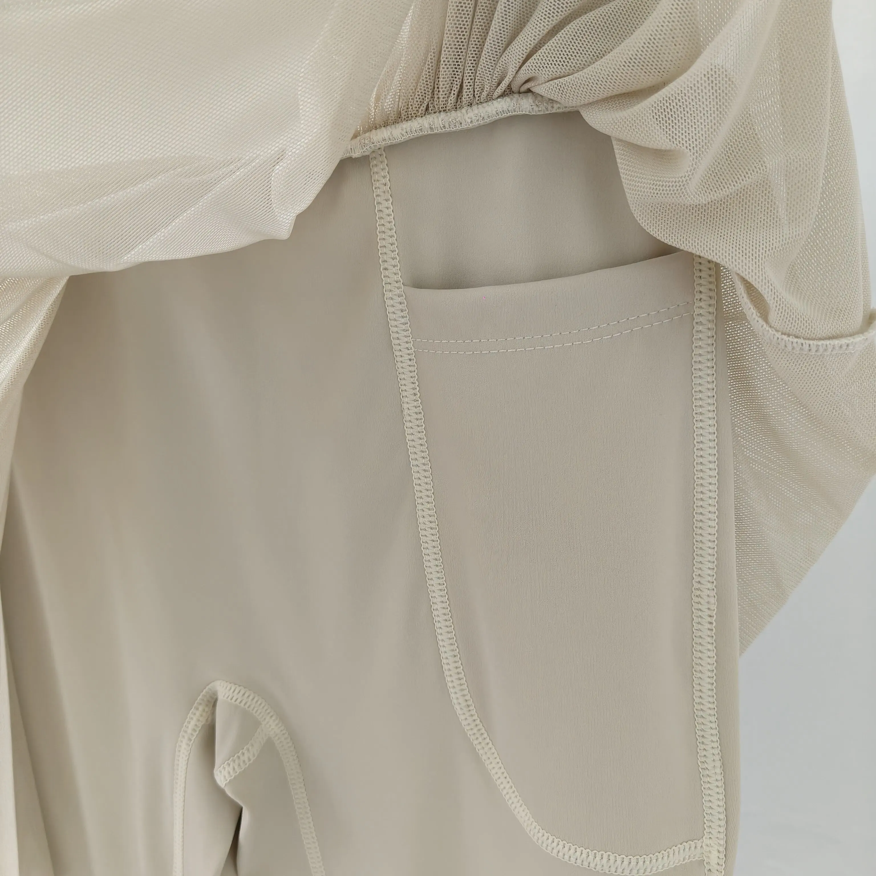 Women's Yoga Culottes High-waist Mesh Cake-side Tennis Skirt Fake Two-piece Anti-exposure Cloud Fitness Skirt Nine-point Pants