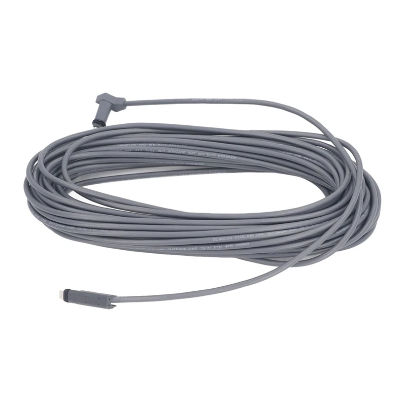 For Starlink Rectangular Replacement Cable Stable Uninterrupted Connection For Starlink Cord 75Ft Grey