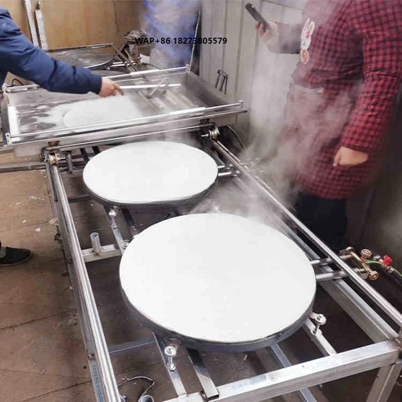 2025 New Push Pull Gas or Electric Heating Pancake Making Machine 1 to 6 Customizable Griddle Diameter Crepe Dosa Maker