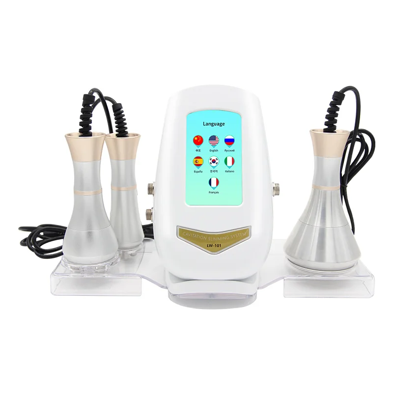 80K Cavitation Ultrasonic 3 In 1 LOSS WEIGHT Fat Reducer Cellulite Massager Facial Skin Care Vacuum Body Shaping SPA Home Use