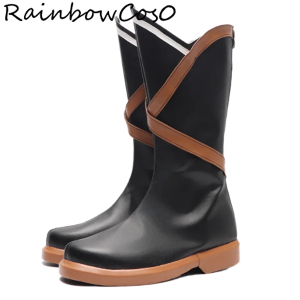 Rudeus Greyrat Mushoku Tensei Jobless Reincarnation Cosplay Shoes Boots Game Anime Party Halloween RainbowCos0 W5477