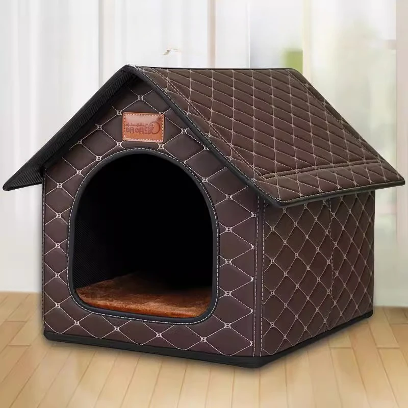 

Accessories Dog Houses Inside Supplies Soft Booth Dog Houses Portable Foldable Pet Tent Casa Para Perros Dog Furniture Fg25