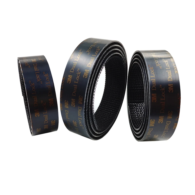 SJ3551CF 400 Black, 1in x 1/2/3m,Dual Lock Reclosable Fastener