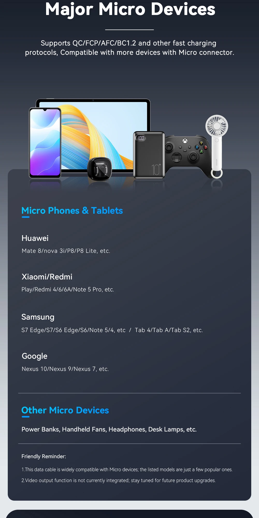 Essager Micro-USB-Kabel 2A Schnelllade-USB-Kabel für Xiaomi Realme Redmi Samsung Huawei Handy USB-Datenladegerät Kabel 3M – Detail 4