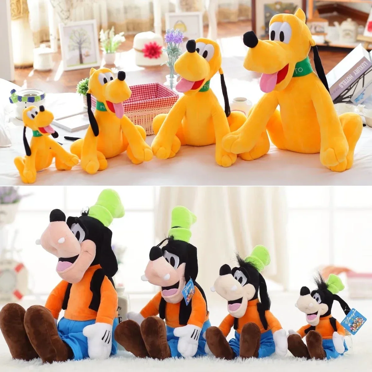 

30-70cm Cartoon Pluto Goofy Goof Plushies Cuddly Dog Stuffed Animal Plushies Cute Doll Pillow Soothing Toy Home Decor Gifts Girl