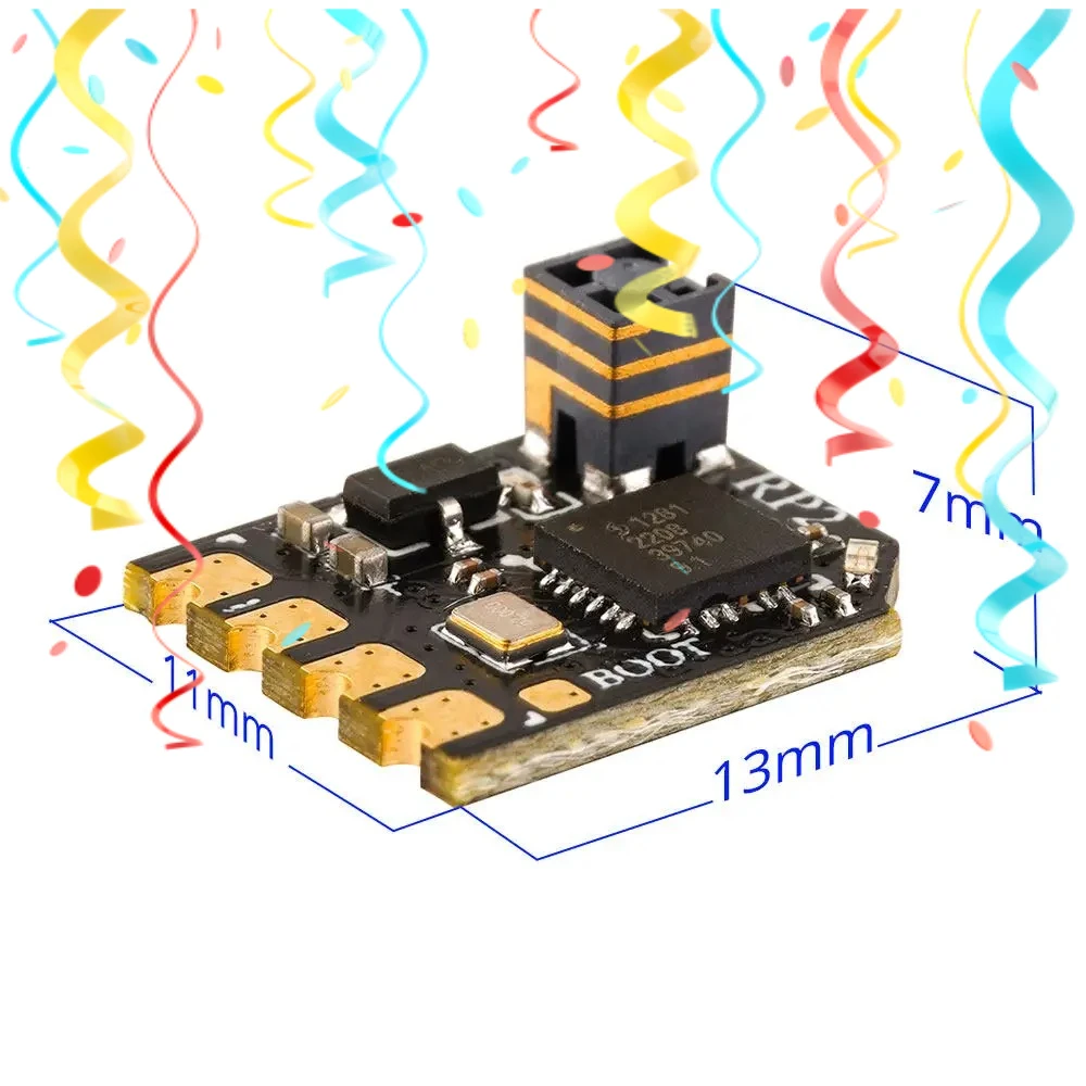 

Миниатюрный антенный приемник ELRS RP1/RP2 с низкой задержкой и высокой частотой обновления