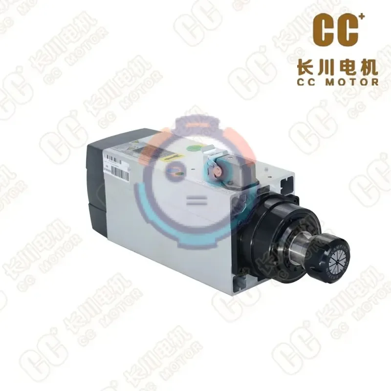 hot 6Kw GMN Bearing Slotted Motor Spindle MHS60-6018FH Air Cooled for Woodworking Engraving Machinery