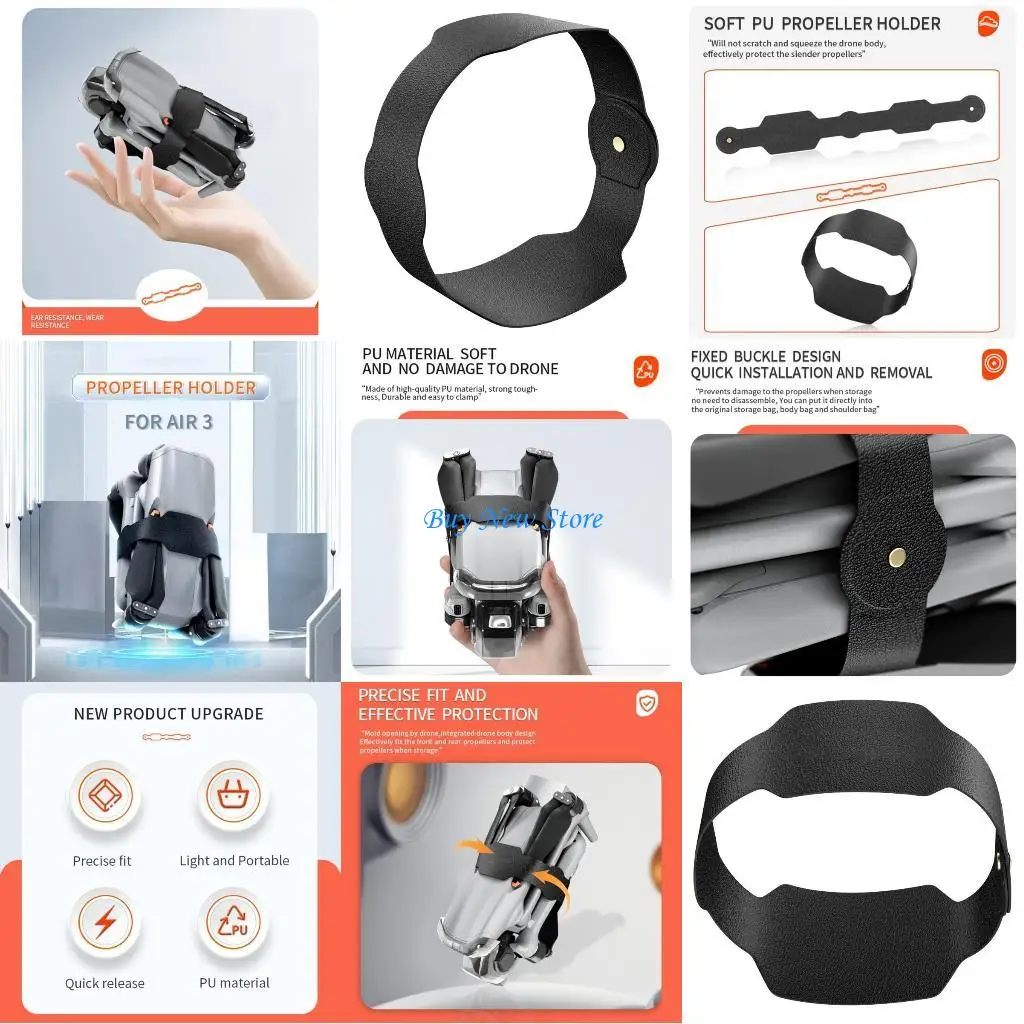 

20CE For Air 3 Accessories Propeller Holder Protector For Air 3 Propeller Protector Strap Wing Fixed Stabilizers