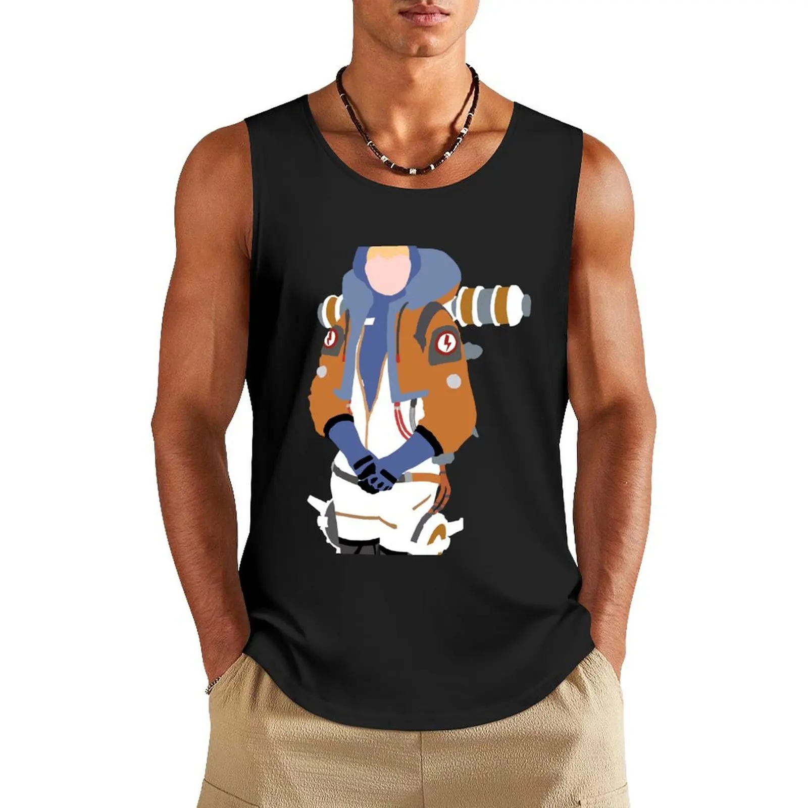 

Minimalist Wattson Tank Top gym top Men's summer t-shirt mens gym clothes