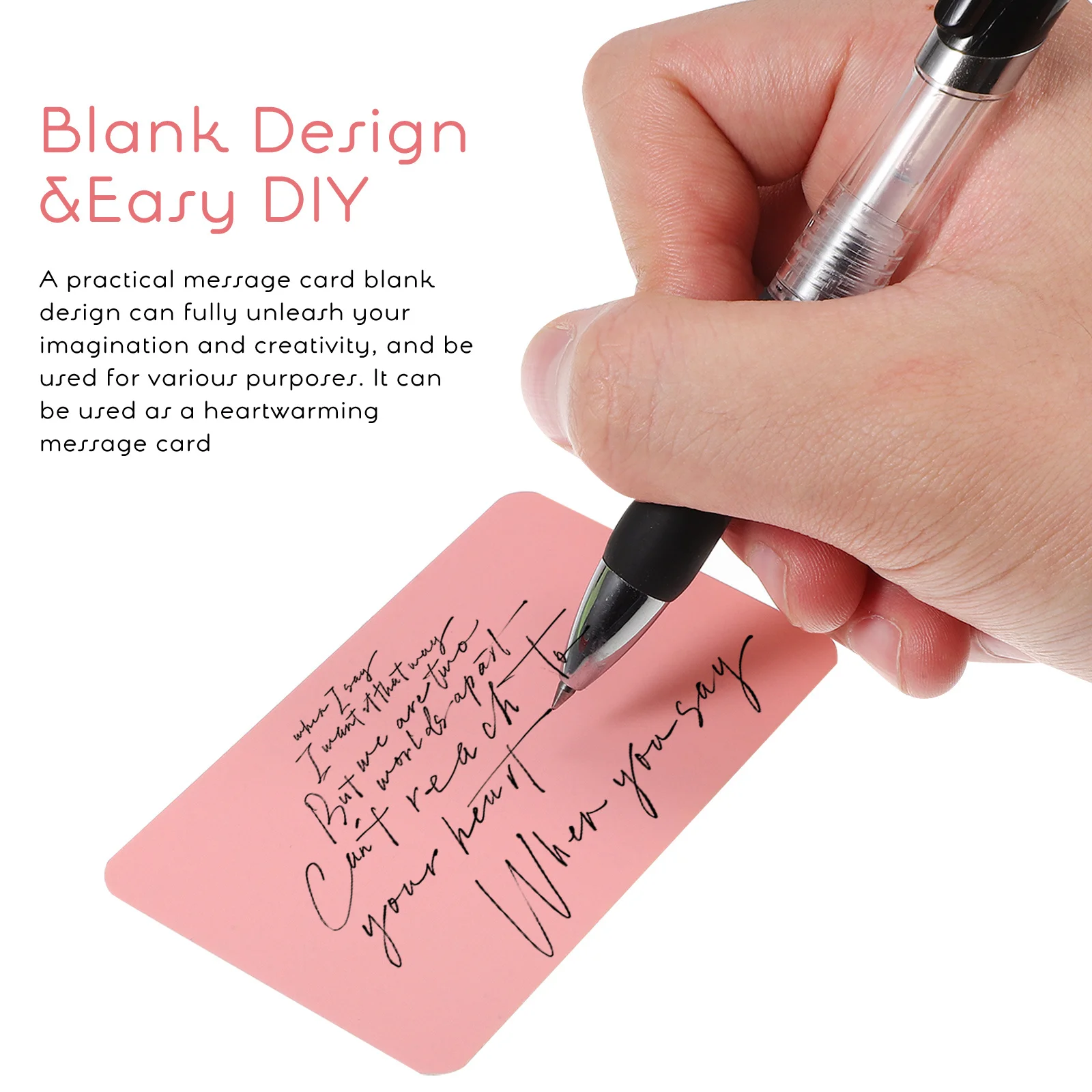 

4 Boxes Multicolor Blank Kraft Paper Cards Rounded Corners for Learning Memory Reminders Business Message Cards Craft Projects