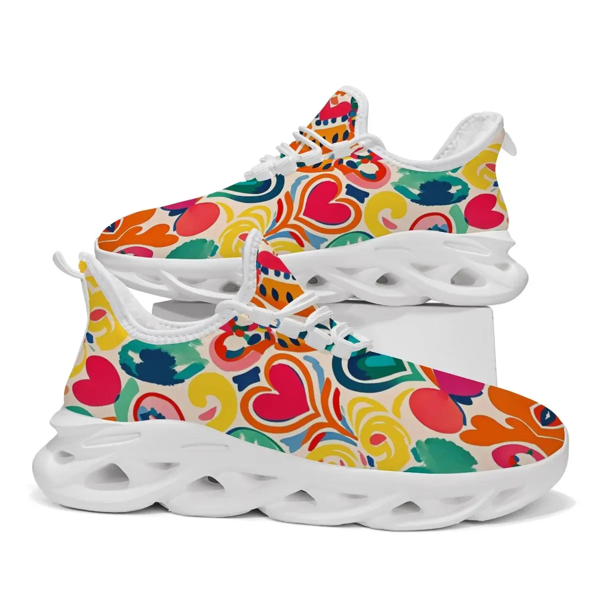 

Men's Sports Shoes Mesh Non-Slip Soft Platform Trendy Sneakes Man Breathable Lightweight Comfort Wear Resistant Running Shoes