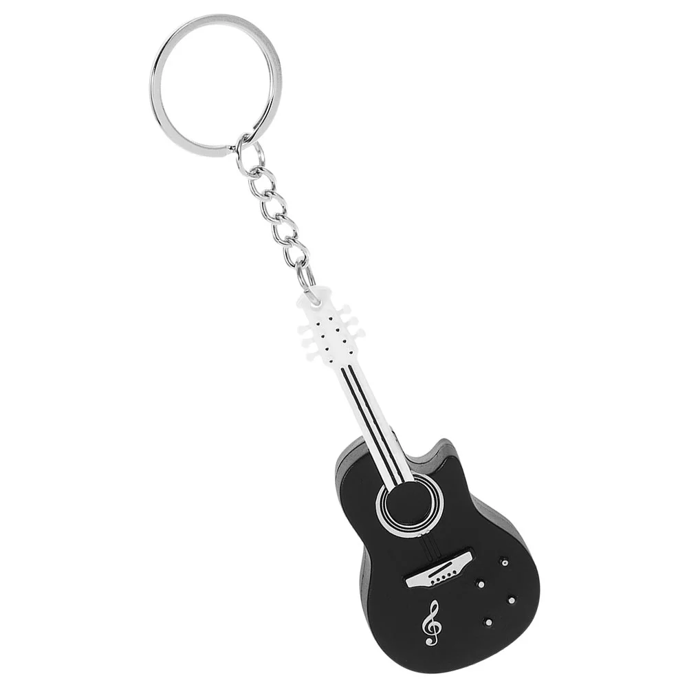 Guitar Keychain Car Chains Women for Keys Keyring Backpack Pendant Music Party Favor Instrument Purse Charms Decorative Rings