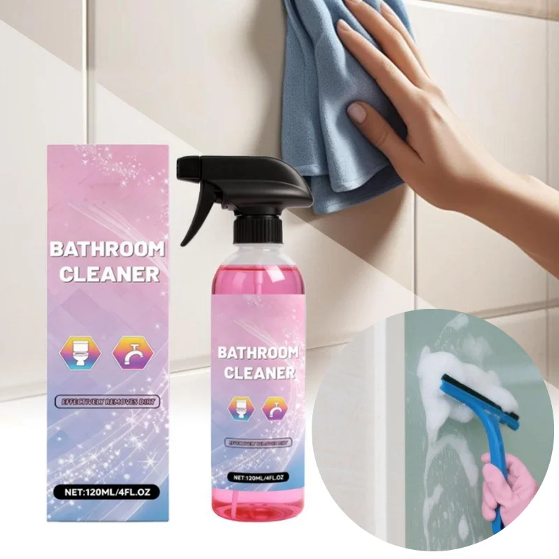 Spray Limpiador Multiusos para Bañeras, Eliminador de Manchas Potente, Limpiador de Manchas para Fregaderos Domésticos, Eliminador de Olores, Limpiador de Baños