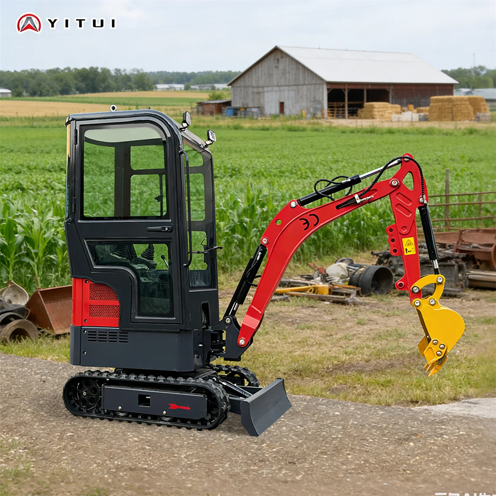 1.8 Tons Of Small Excavator Multiple Scenarios Using Crawler Mini Excavator Factory Delivery High Efficiency Customized