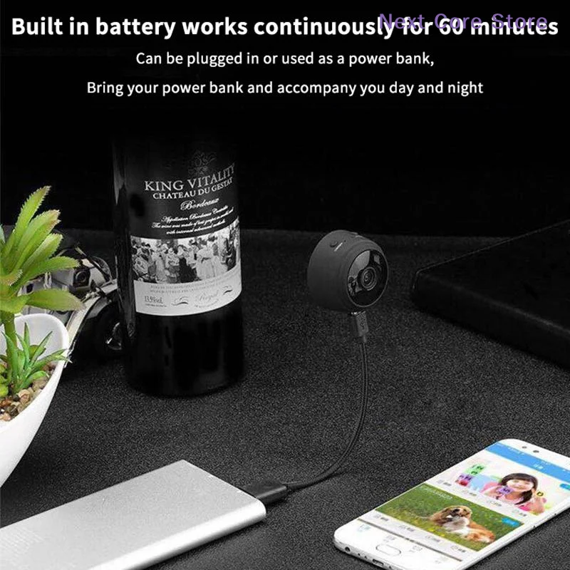 [NC]Wireless WiFi Camera A9 Mini Video Recorder Camera Security Monitoring Camera Intelligent Home Security For Infants[NC]