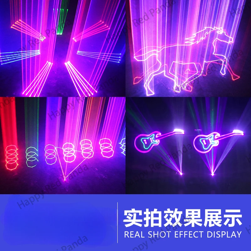 5W full-color animation laser light scenic outdoor lighting Northern Lights time and space tunnel landmark laser pattern light