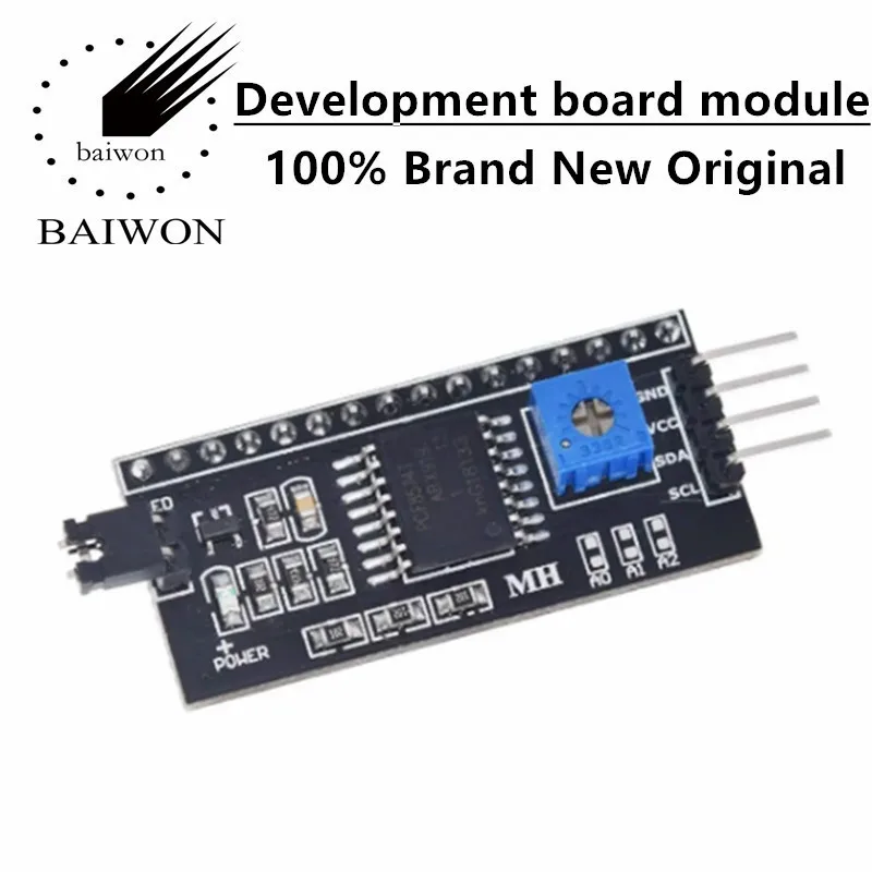 IIC I2C TWI SPI Serial Interface Board Port 1602 2004 LCD LCD1602 Adapter Plate LCD Adapter Converter Module PCF8574