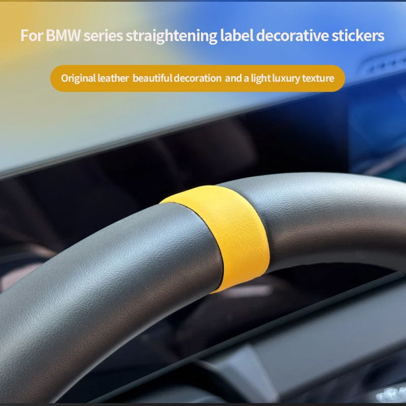 

Car Steering Wheel Top Marker Car Steering Wheel Booster Center Line Marking For BMW series Car Decoration Accessory Universal