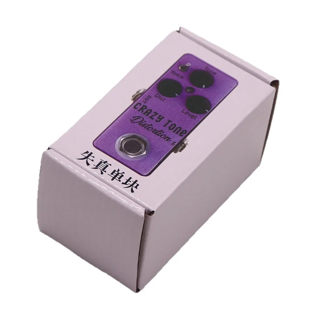 Mini Guitar Distortion Single Pedal Effect Processor Portable Compact Stompbox For Electric Guitar Performance