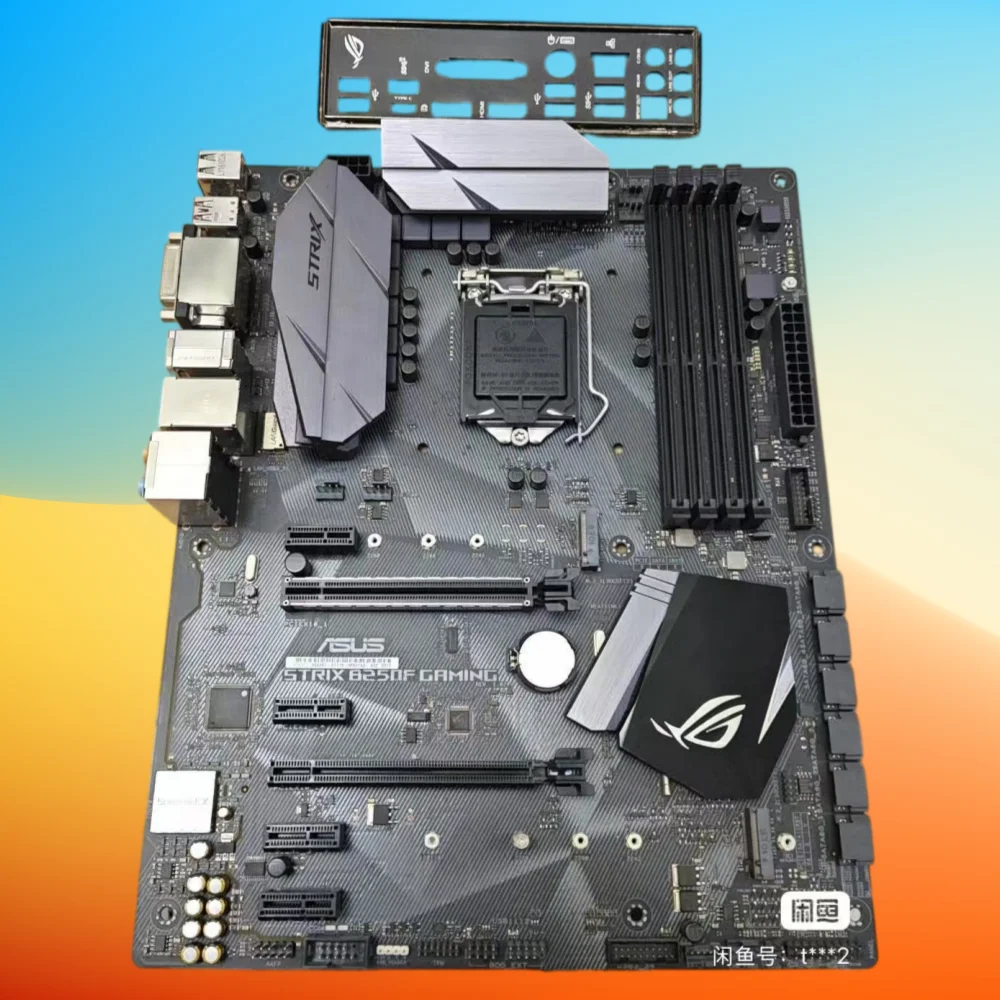 Asus ROG STRIX b250-F Gaming motherboard supports 6/7th generation Intel LGA115 1 pin CPU, DDR4 quad slot, dual M.2 interface