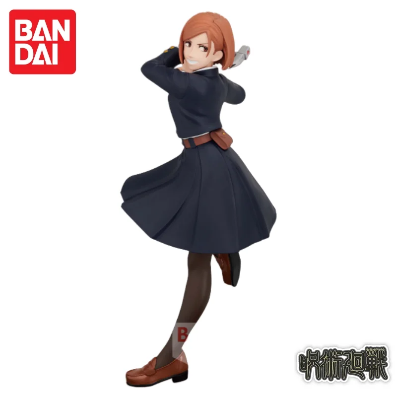 In Stock Bandai Original Banpresto Jujutsu Kaisen Kugisaki Nobara Anime Action Figures Model Toys desktop Ornament collect Gifts