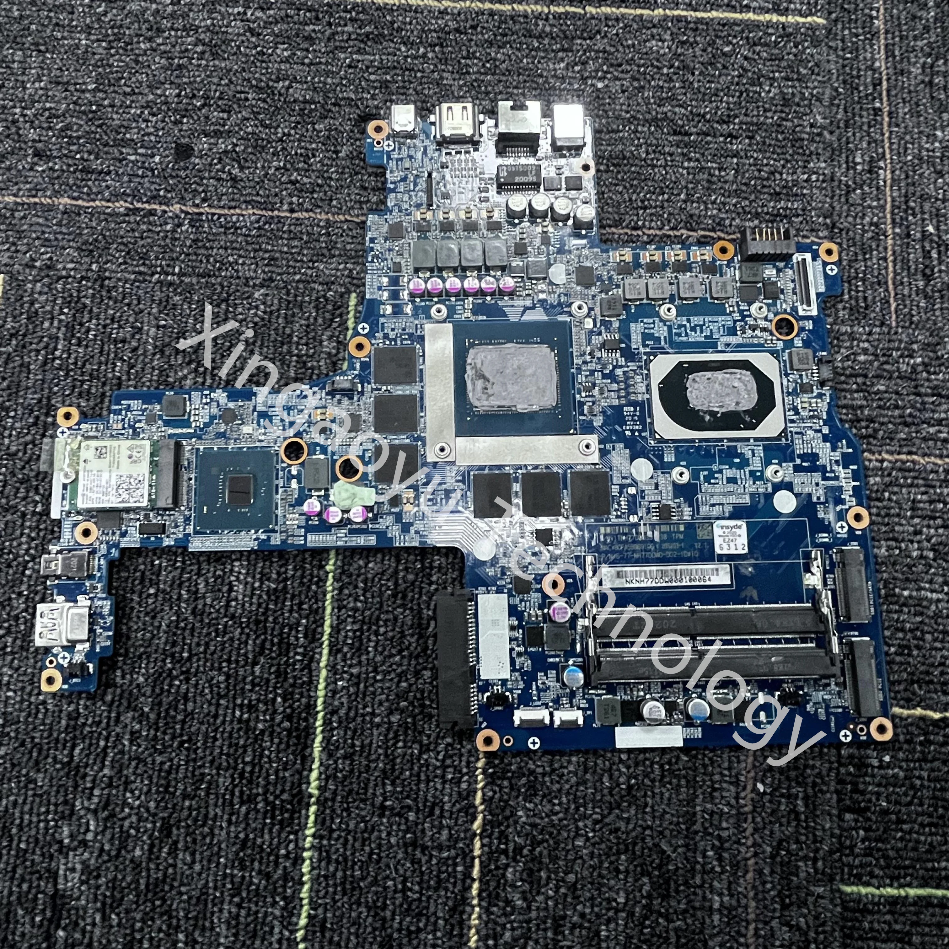 

6-71-NH5D0-D02 FOR CLEVO NH77DDW NH5D0 Laptop Motherboard 6-77-NH77DDW0-D02-1D DDR4 I7-10875H CPU RTX2060 GPU 100% Test OK