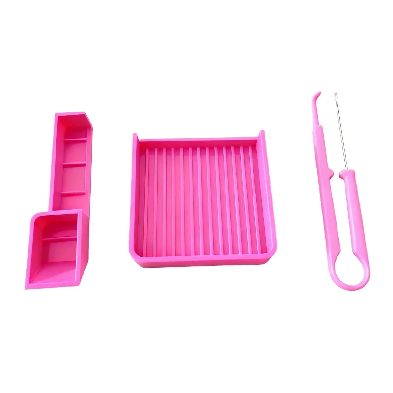 

Bead Single Pin Set Calibrator Tray Bead Tool for easy organization, handling and handling of fuse beads