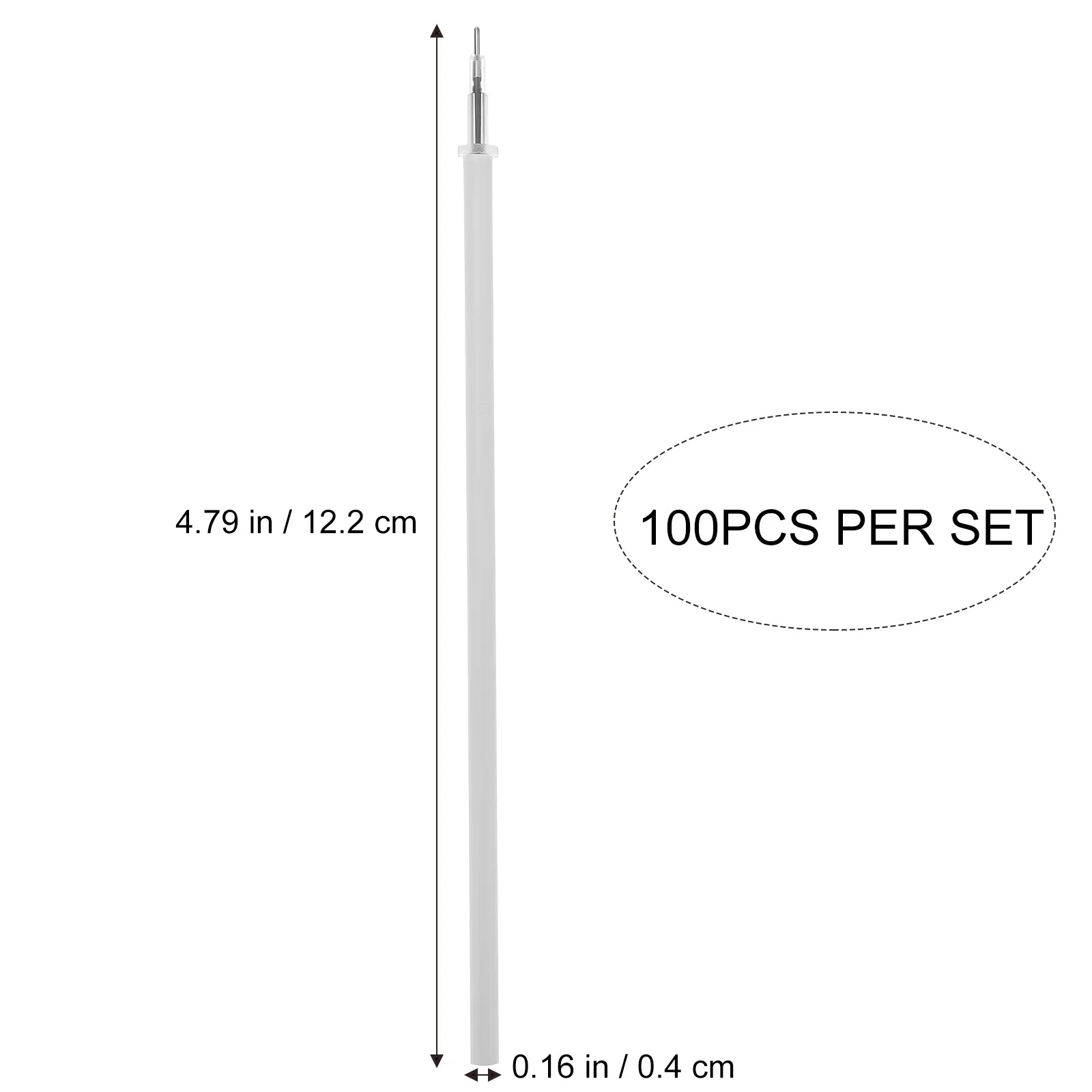 100 pz 0.5 Mm Sostituzione Inchiostro Penna Ricarica Forniture 0.5 Mm Sostituzione Per Penne Gel Ricariche Penink Ricariche