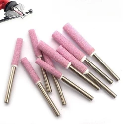 10Pcs Chainsaw Sharpener Set  4.4-5.5mm Grinding Stones  Metal Polishing  High-Quality Sharpening Files