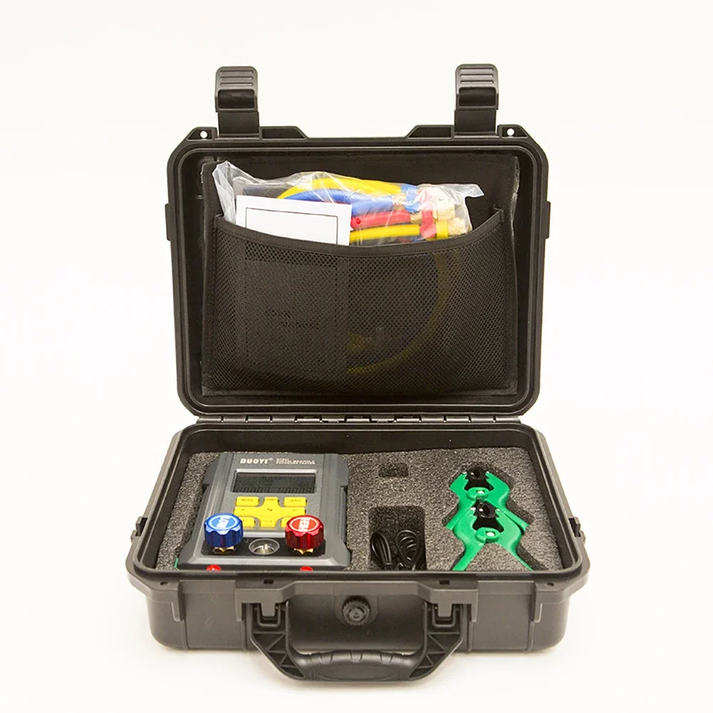 DY521A Digitale Hvac Vacuüm Manometer Spruitstuk Koelmiddel Manometer Set Temperatuur Lekkage Airconditioner Tester Meter