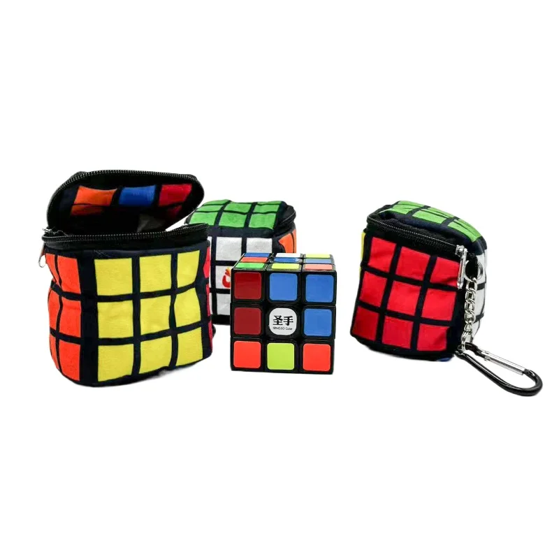 Magics Cube Bag Cubes Puzzles Educational Toys Pendant Storage Bag Available on Both Use Only Bag