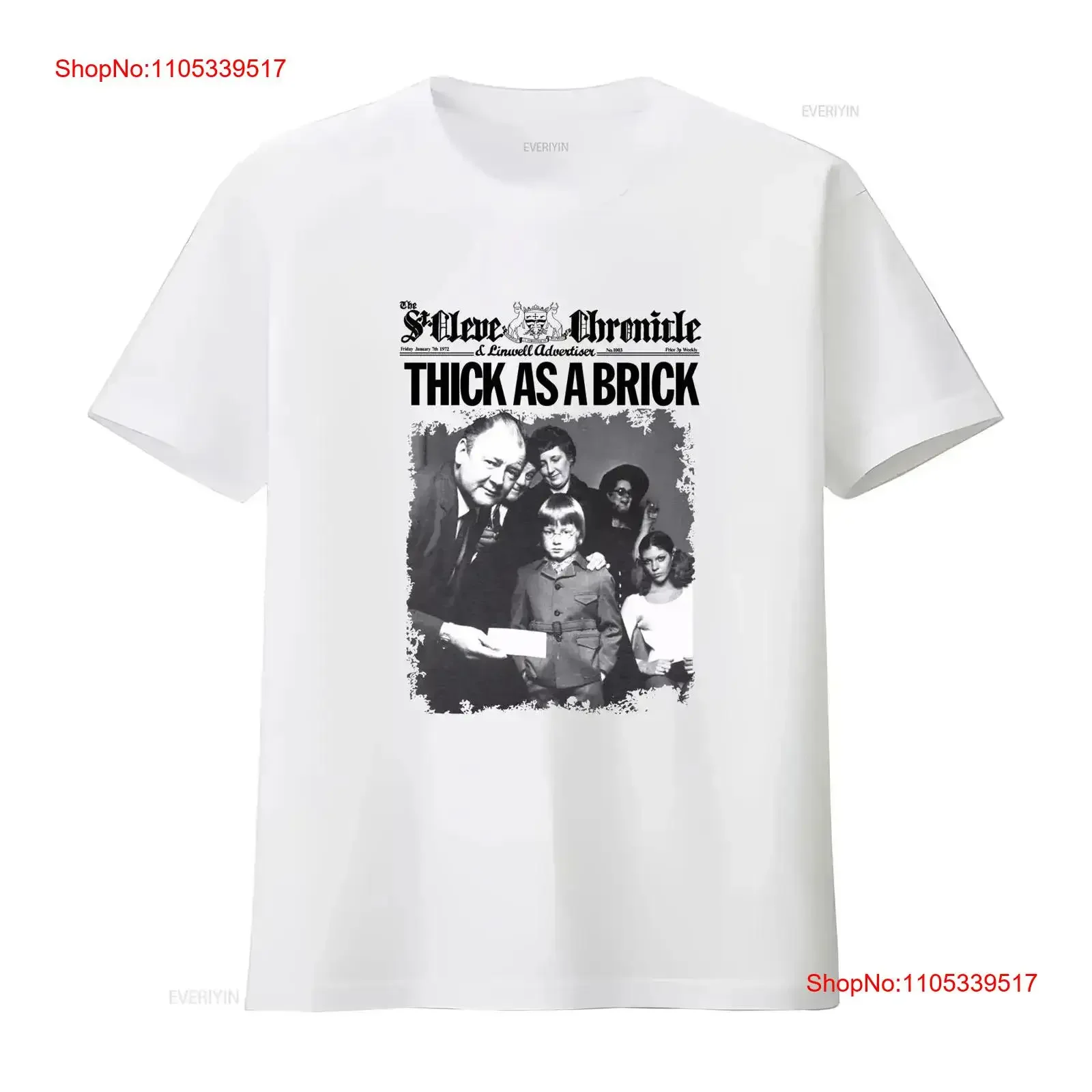 Camiseta Vintage Jethro Tull - Álbum Thick as a Brick - Ian Anderson Aqualung Under Wraps - Estampa Gráfica Estilosa e Lavada