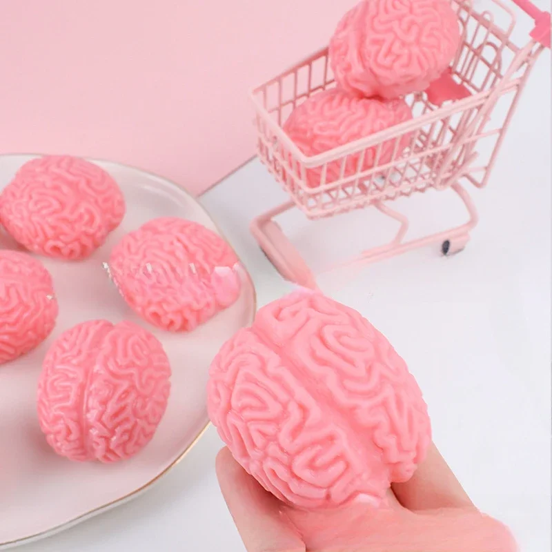 

Creative Trick and Prank Brain Squeeze Stress Relief Toys Hobby Collectibles Exclusive Design Festival Gifts Friends Children