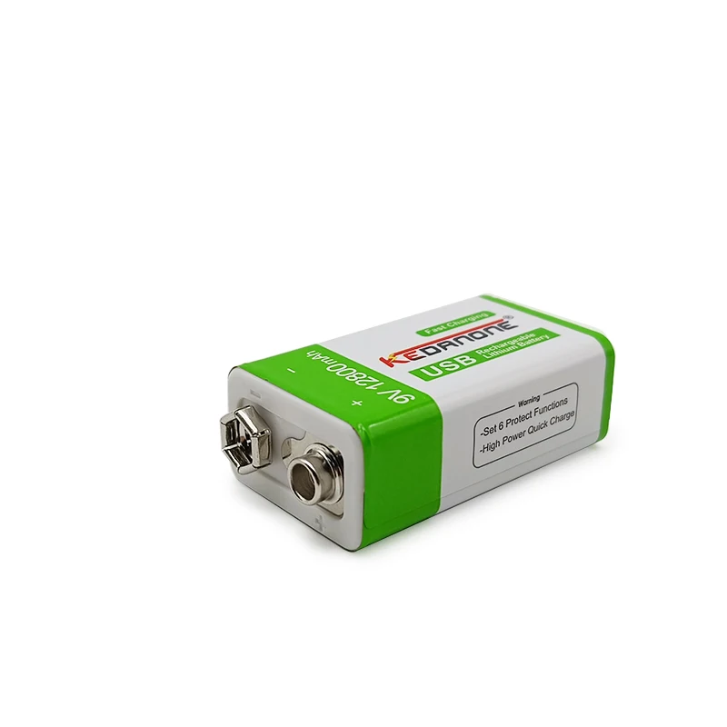9V 12800Mah 6f22 Lithium Oplaadbare Batterij Usb Opladen Voor Speelgoed Afstandsbediening Rc Ktv Multimeter Microfoon Gitaar Helikopter