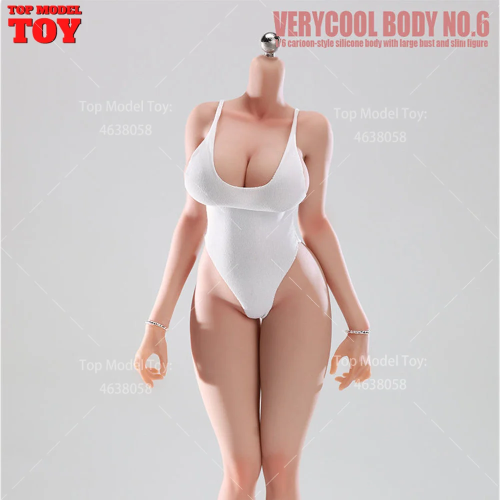 In Stock VERYCOOL VCD-06 1/6 Big Chest Narrow Shouldered Slender Waist Makeup Female Body 12'' Soldier Action Figure Model