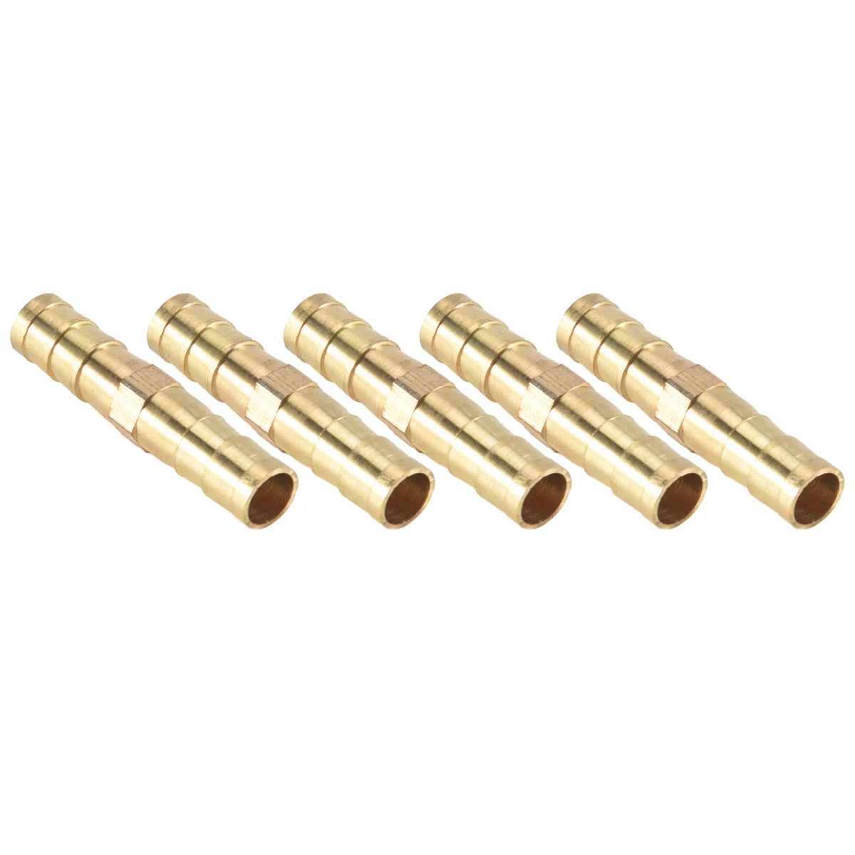 5pcs 6mm Inner Dia Air Gas Straight Hose Pipe Barb Coupler ConnectorJAS