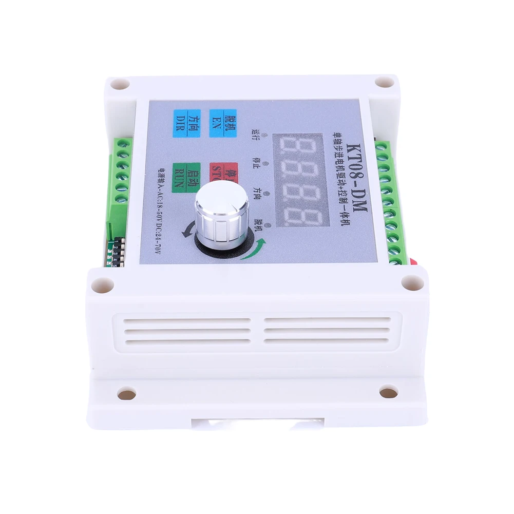 KTO8-DM Pulse Generator Stepper Motor Servo Motor Driver Stepless Speed Single-axis Stepper Motor Controller DC 24-70V/AC 18-50V