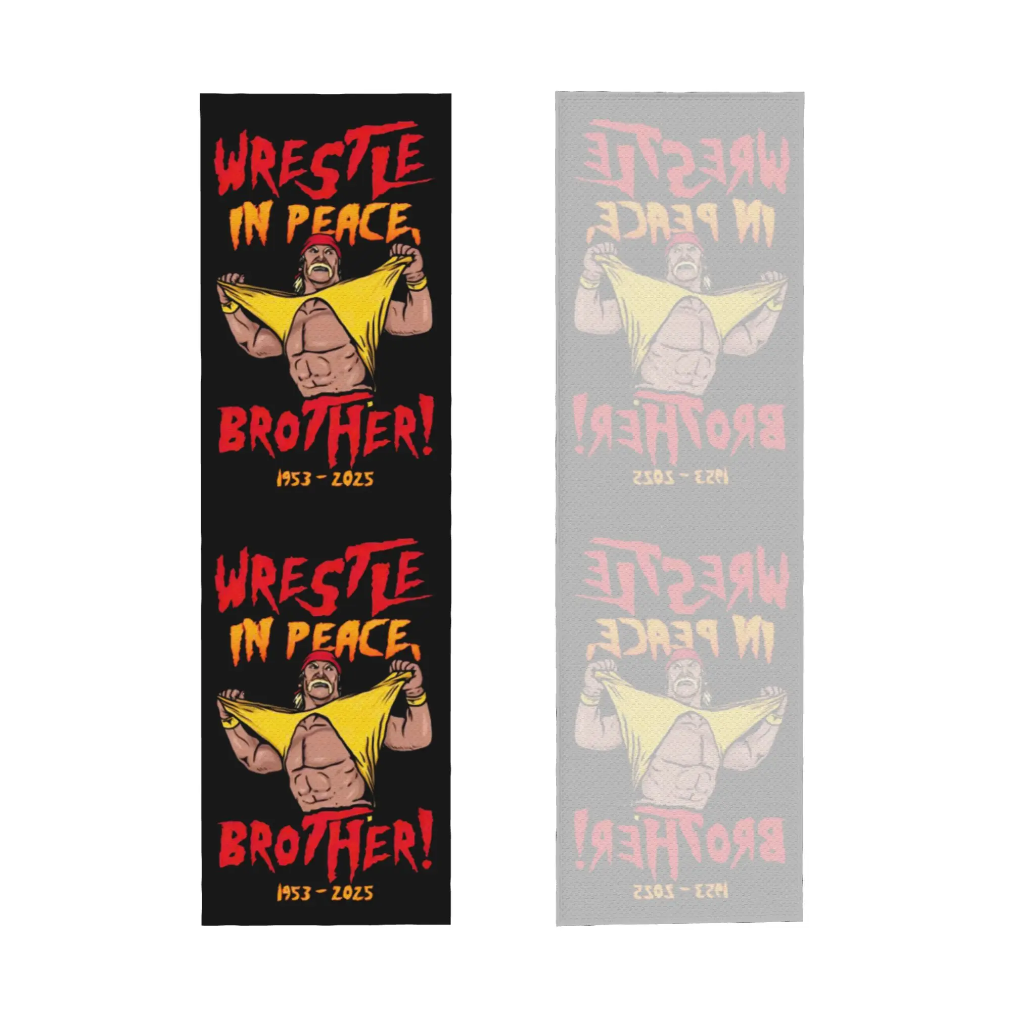 Hulk Hogan American Pro Wrestling Cold Exercise Towel   Super Soft Breathable Instant Cooling Towel Yoga Towels