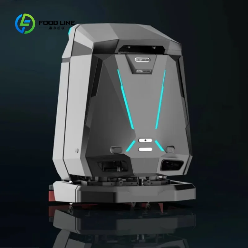 Customized Smart Commercial Cleaning Robot with Audible LiDAR & Safety Edge Electric Robot for Office & Business Cleaning
