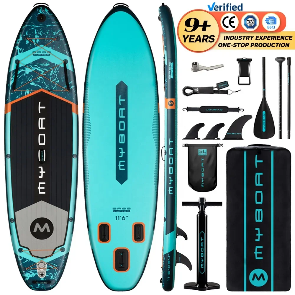 Wholesale sup New Drop Stitch Material Inflatable Inflatable Stand up Paddle Boards Suboard Sup fishing board