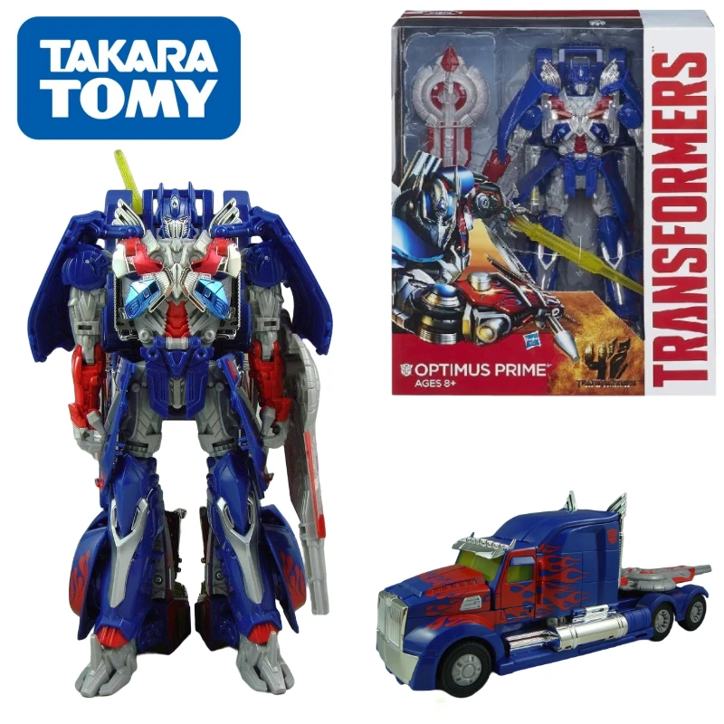 In Stock Takara Tomy Transformers Movie 4 AOE Leader Optimus Prime Collect Action Figure Anime Robot Anime Action Model Gifts