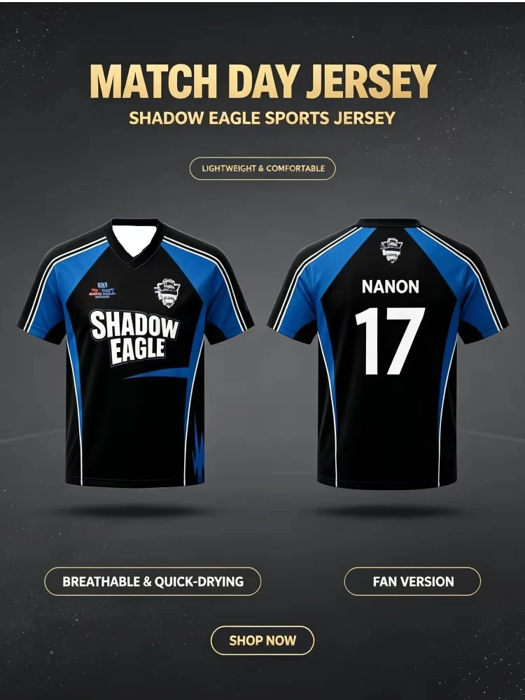 2026 Summer New Eagle Inspired Sports Jersey Breathable Comfortable 3D Print Short Sleeve T-Shirt for Men Women Family Kids Tees