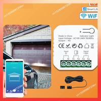 ABNR Tuya Smart Life Wifi Garage Door Opener Controller With Sensor App Remote Control Fit For Alexa Google Home ,US Plug Easy T