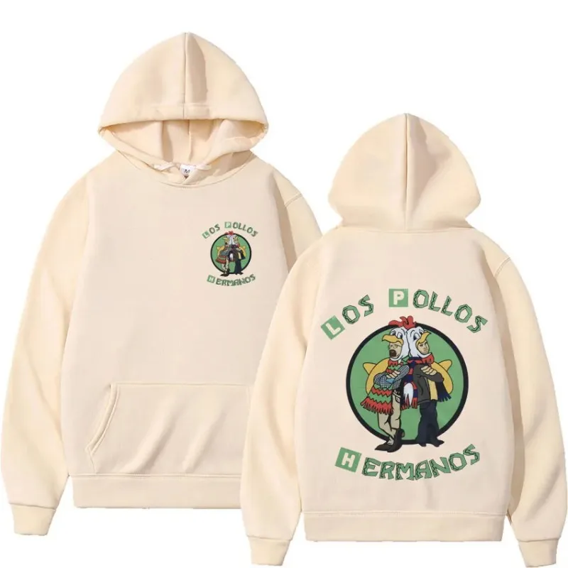 لوس بولوس هيرمانوس "Breaking Bad" مطبوعة الجرافيك بلوزات فضفاضة عادية Harajuku مقنعين سترة أنيقة على الموضة ملابس رياضية #5