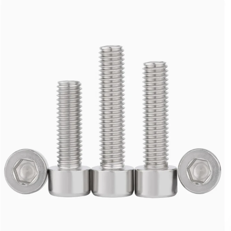 1-5pcs DIN912  M12 M14 M16 Stainless Steel Hexagon Hex Socket Head Cap Allen Bolt Screw