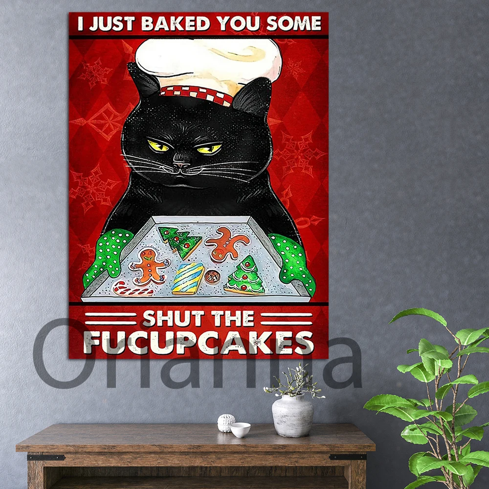 

Modular Poster Hd Print Picture I Just Baked You Some Shut The Fucupcakes Black Car Canvas Funny Home Decor Living Room Wall Art