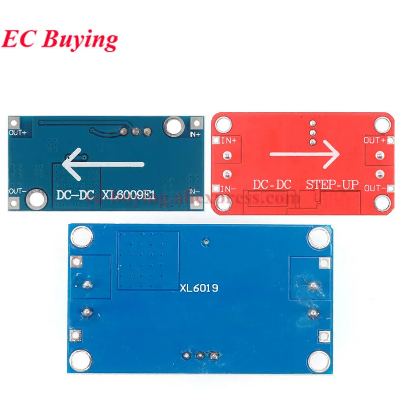 1Pc-10Pcs XL6019 5A DC-DC Step Up Power Supply Module Boost Volt Converter Adjustable 3.3V-35V To 5V 6V 9V 12V 24V Super LM2577