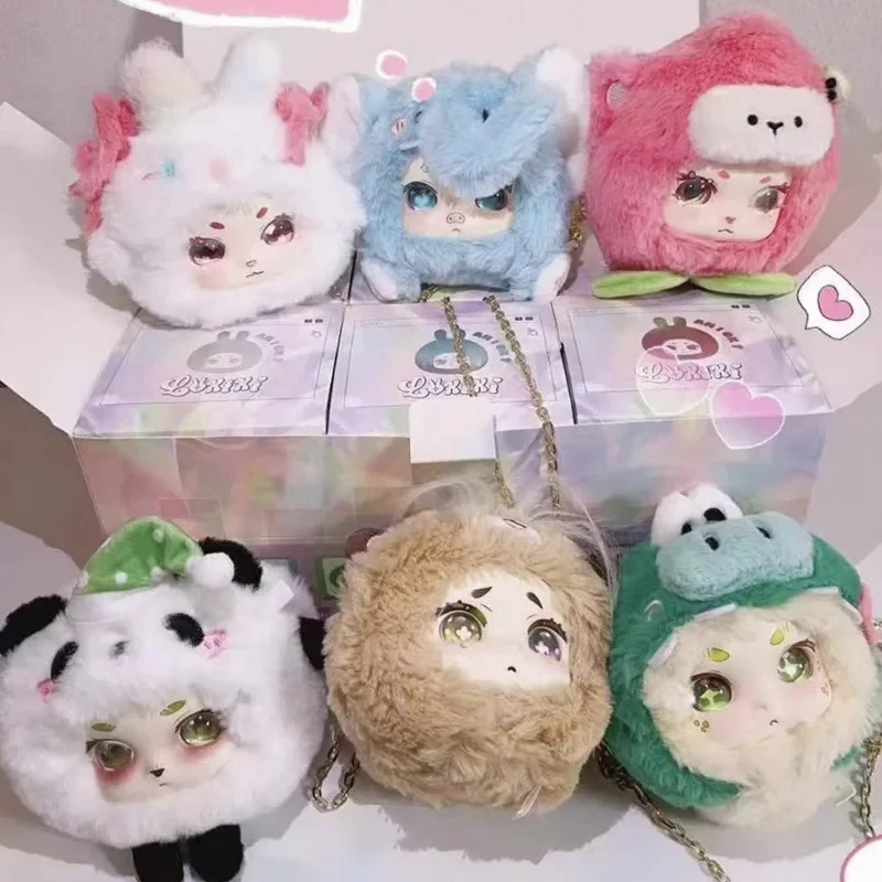 Lokiki Workplace Animal Life Record Blind Box Kawaii Plush Vinyl Anime Figure Surprise Box Plushine Doll Pendants Bag Toys Gifts