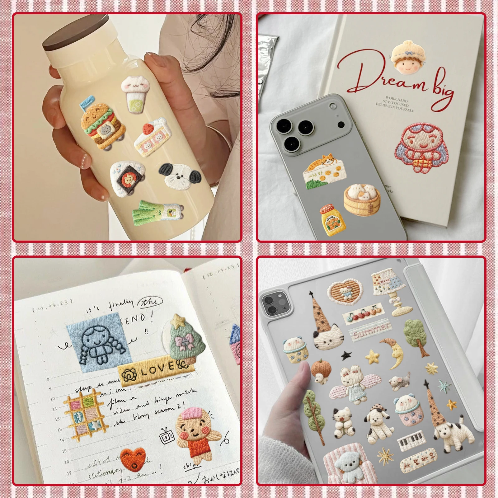 دفتر ملصقات عشوائي الغلاف يحتو - مراجعة Embroidery Journal Book وسعره